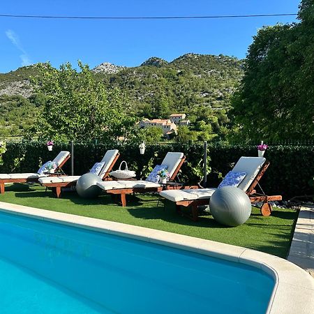 Villa Ivona With Swimming Pool And Jacuzzi Oslje ภายนอก รูปภาพ